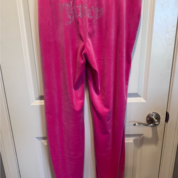 Juicy Couture Pink Velour set size XL - Picture 6 of 7